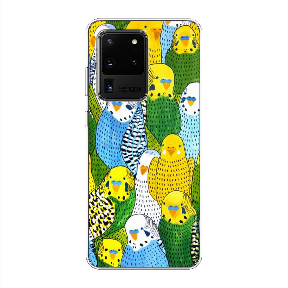 

Чехол Awog на Samsung Galaxy S20 Ultra "Попугаи", Разноцветный, 29450-1