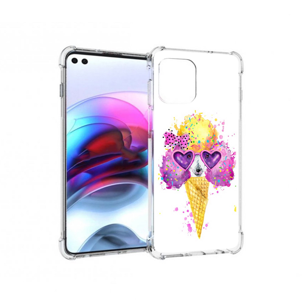 

Чехол MyPads Tocco для Motorola Edge Рожок (PT157712.351.146), Прозрачный, Tocco