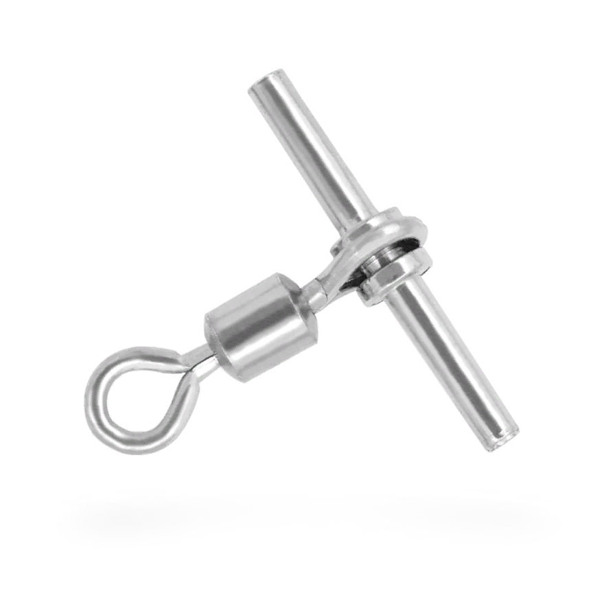 

Вертлюг Gurza-Dropshot Swivels №  BN (Dia.0,8mm)(5шт/уп) Sw-1005-010, Серебристый, SW-1005