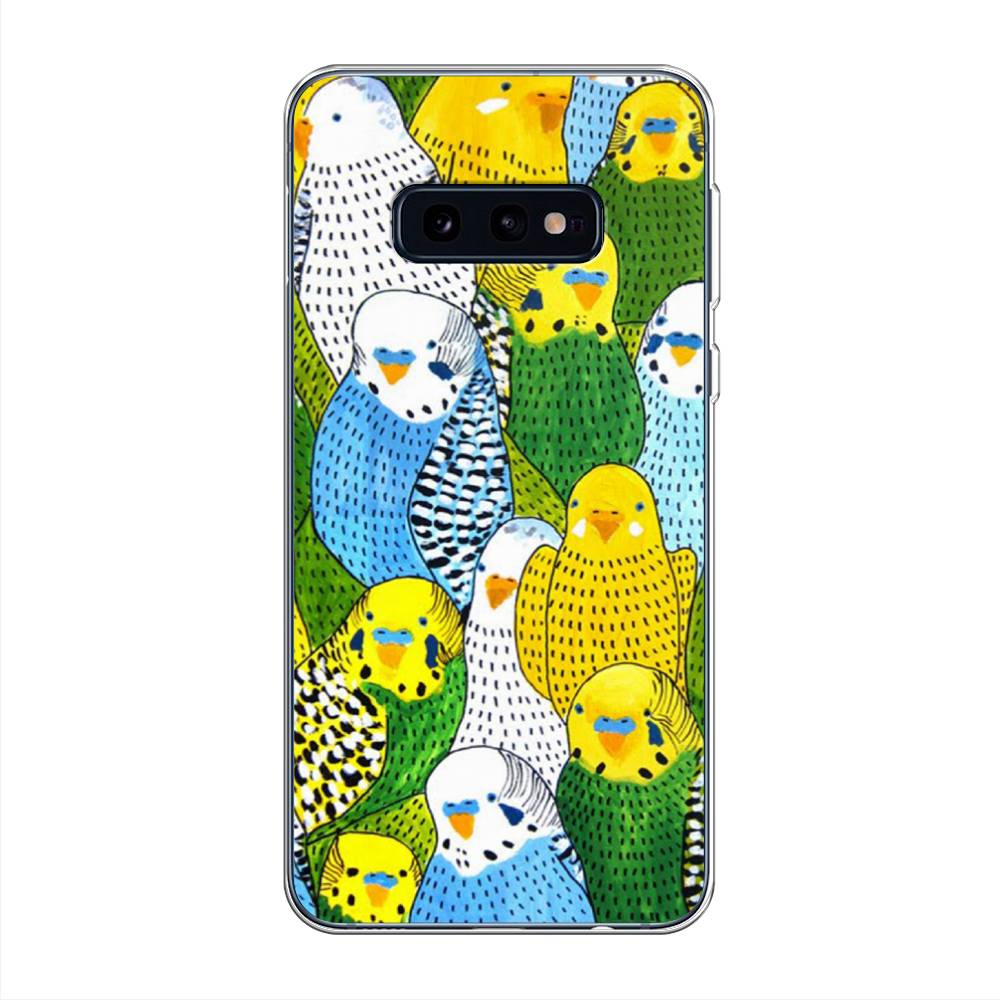 

Чехол Awog на Samsung Galaxy S10E "Попугаи", Разноцветный, 27250-1