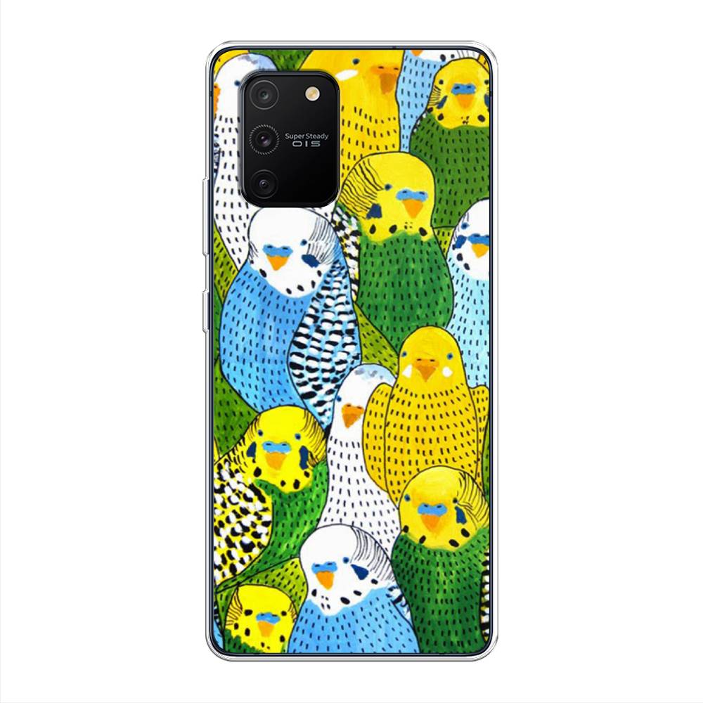 

Чехол Awog на Samsung Galaxy S10 Lite / Самсунг S10 Lite "Попугаи", Разноцветный, 210050-1