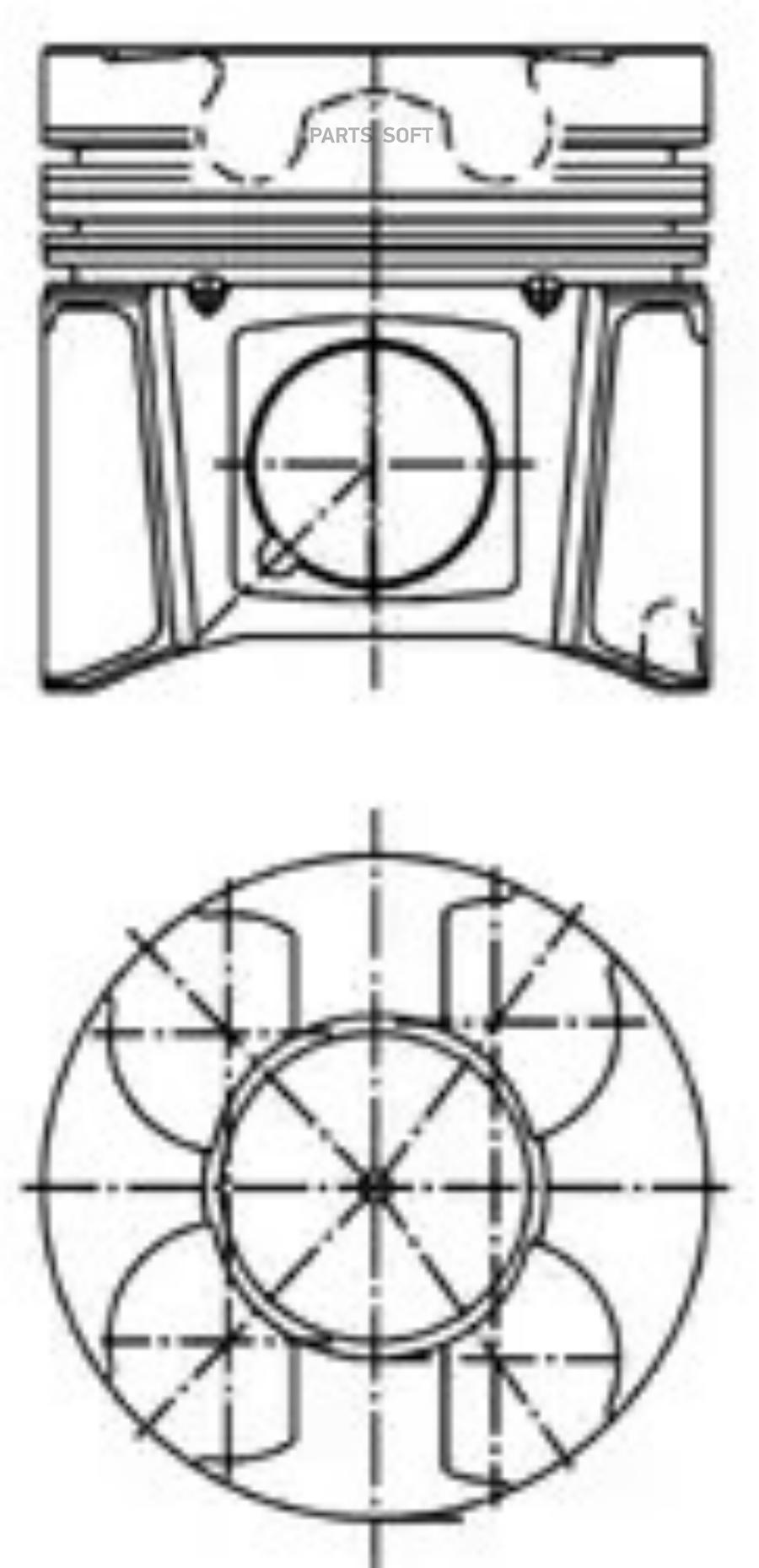 

Поршень KOLBENSCHMIDT 99433600 dm.87.01x3.00x1.75x2.5 STD