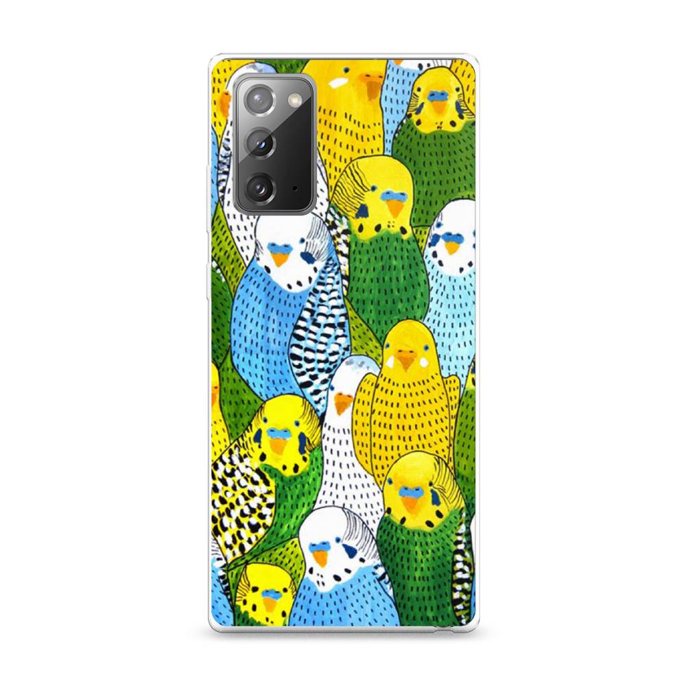 

Чехол Awog на Samsung Galaxy Note 20 / Самсунг Note 20 "Попугаи", Разноцветный, 2100950-1