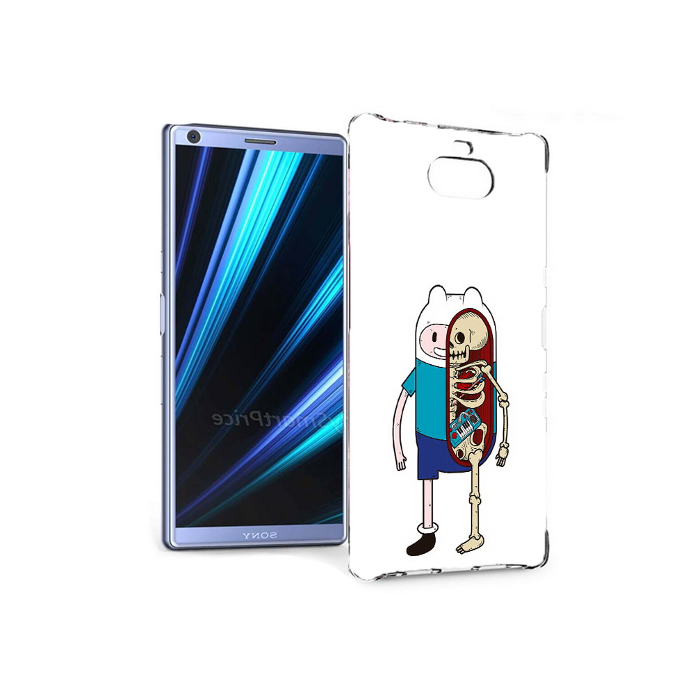 

Чехол MyPads Tocco для Sony Xperia 10 Финн скелет (PT125953.225.187), Прозрачный, Tocco