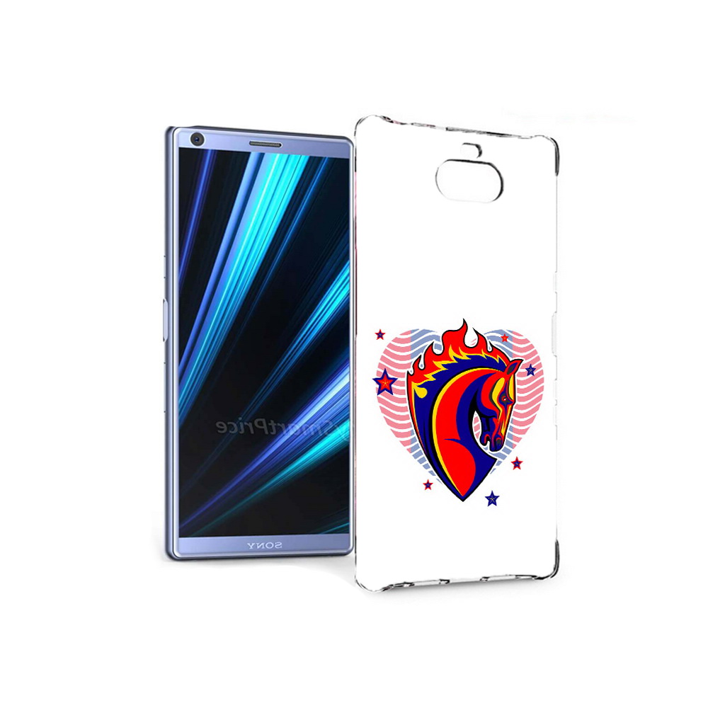 

Чехол MyPads Tocco для Sony Xperia 10 ФК ЦСЛ Лошадь (PT125953.225.180), Прозрачный, Tocco