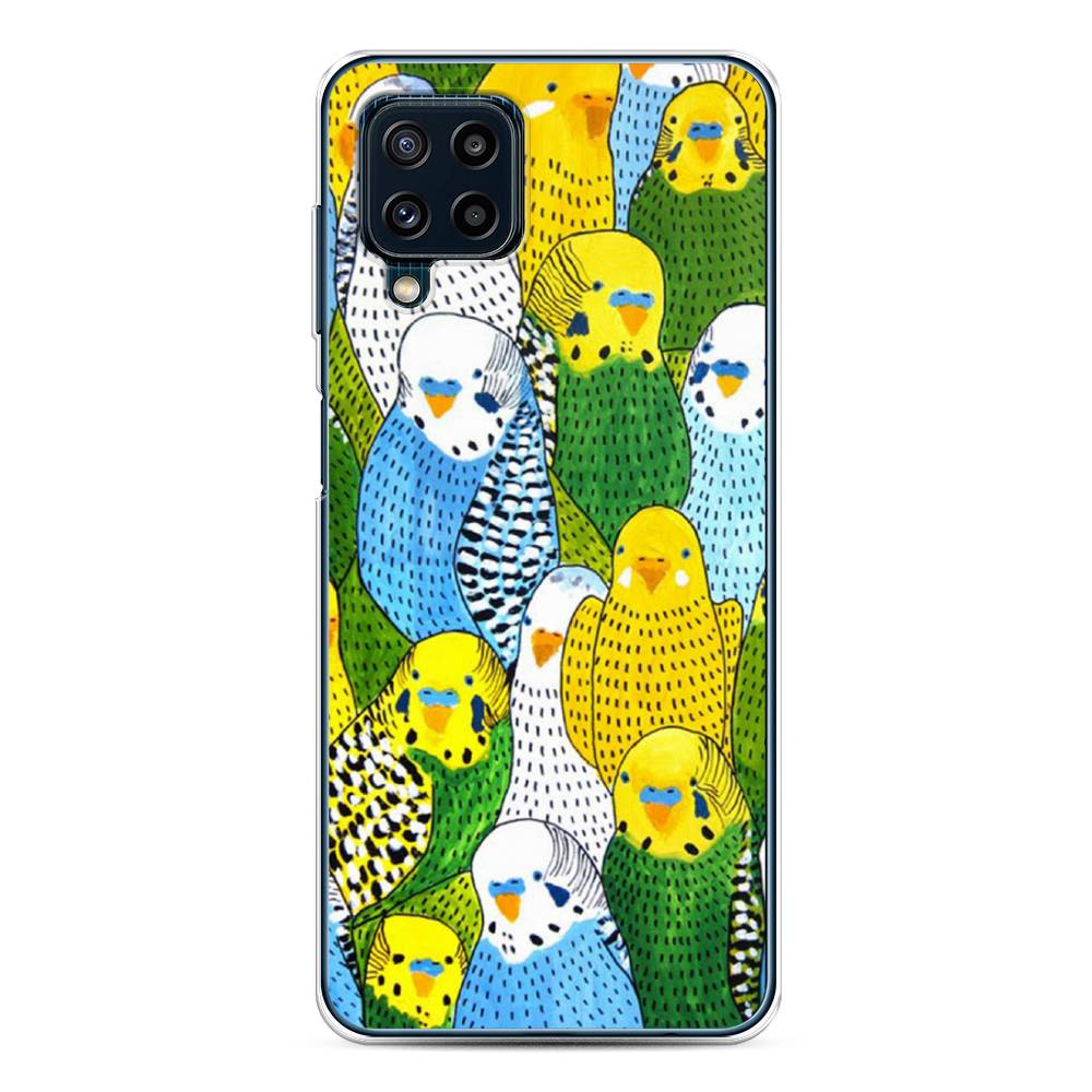 

Чехол Awog на Samsung Galaxy M32 / Самсунг M32 "Попугаи", Разноцветный, 2103550-1