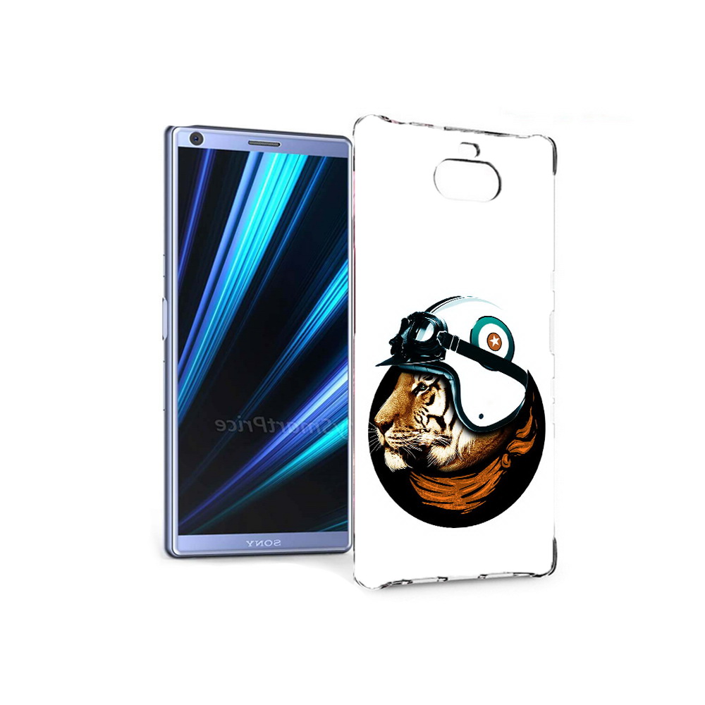 

Чехол MyPads Tocco для Sony Xperia 10 Тигр в шлеме (PT125953.225.171), Прозрачный, Tocco
