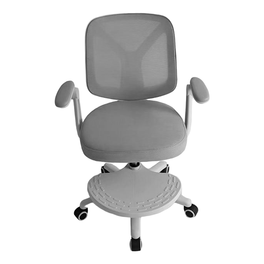 Детское кресло FUNDESK с подставкой и подлокотниками LST9 Grey 11990₽