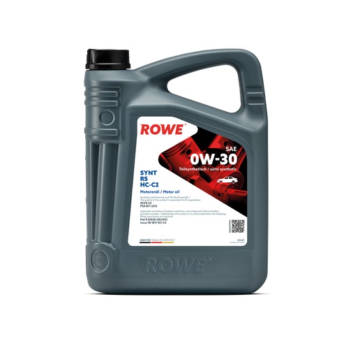 Моторное масло RoWe RS 0W30 HC-C2 5л