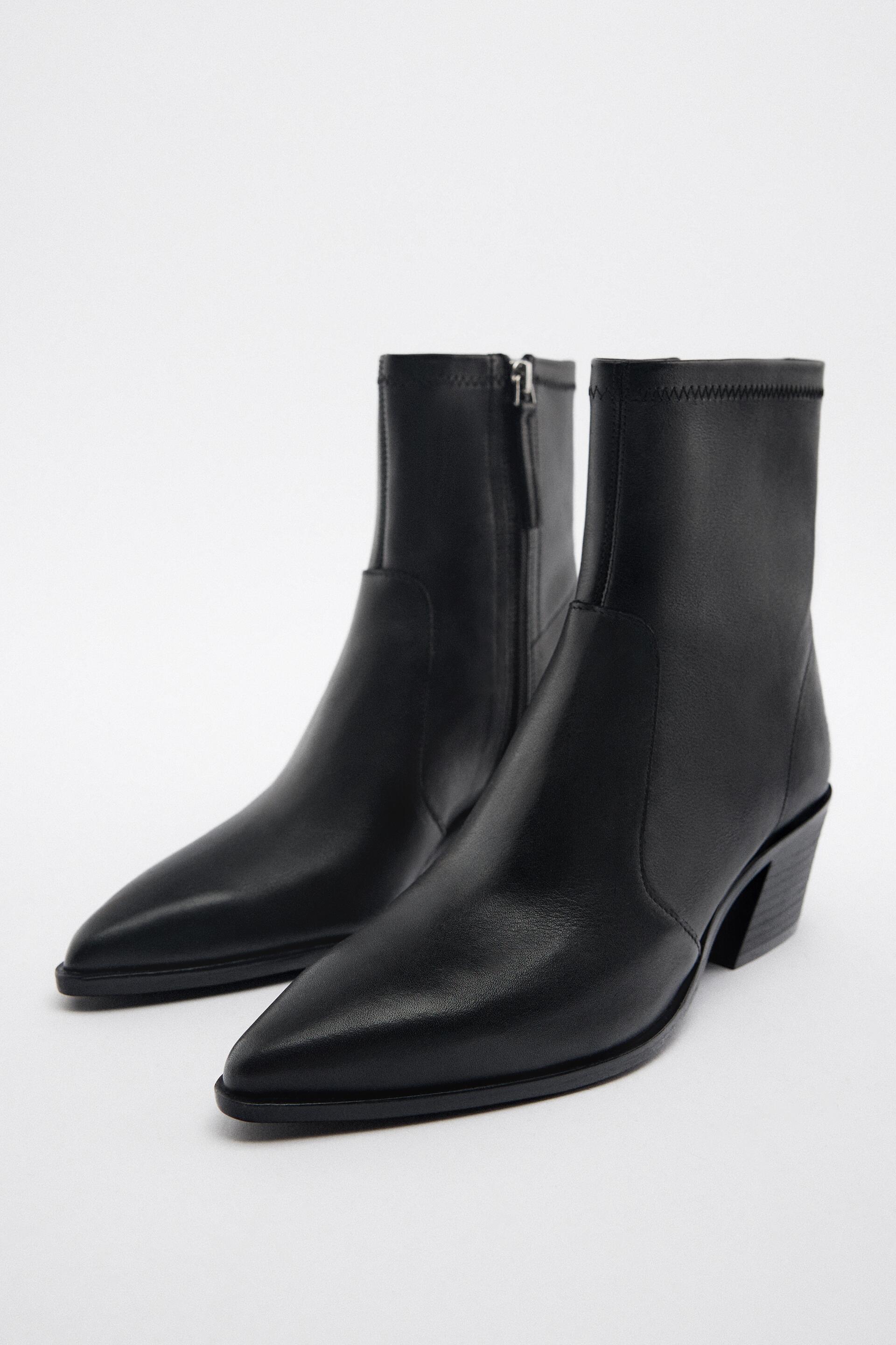 

Ботильоны женские ZARA 12152010 черные 38 RU (доставка из-за рубежа), 12152010