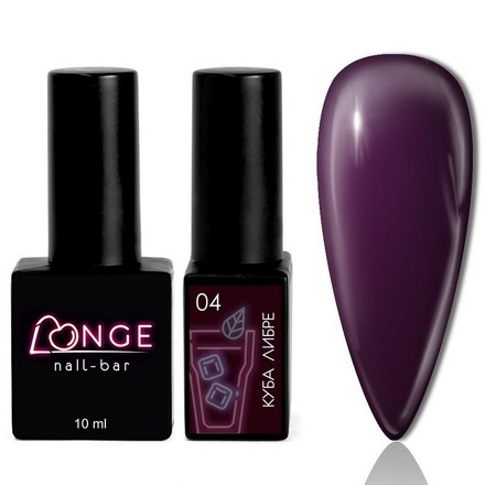 Гель-лак LONGE nail-bar Куба либре №04