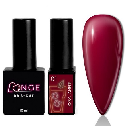

Гель-лак LONGE nail-bar Куба либре №01