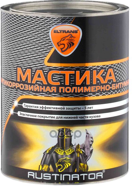 

Антикоррозийная мастика eltrans el-0208.01 бастион 1,0кг полимерно-битумная