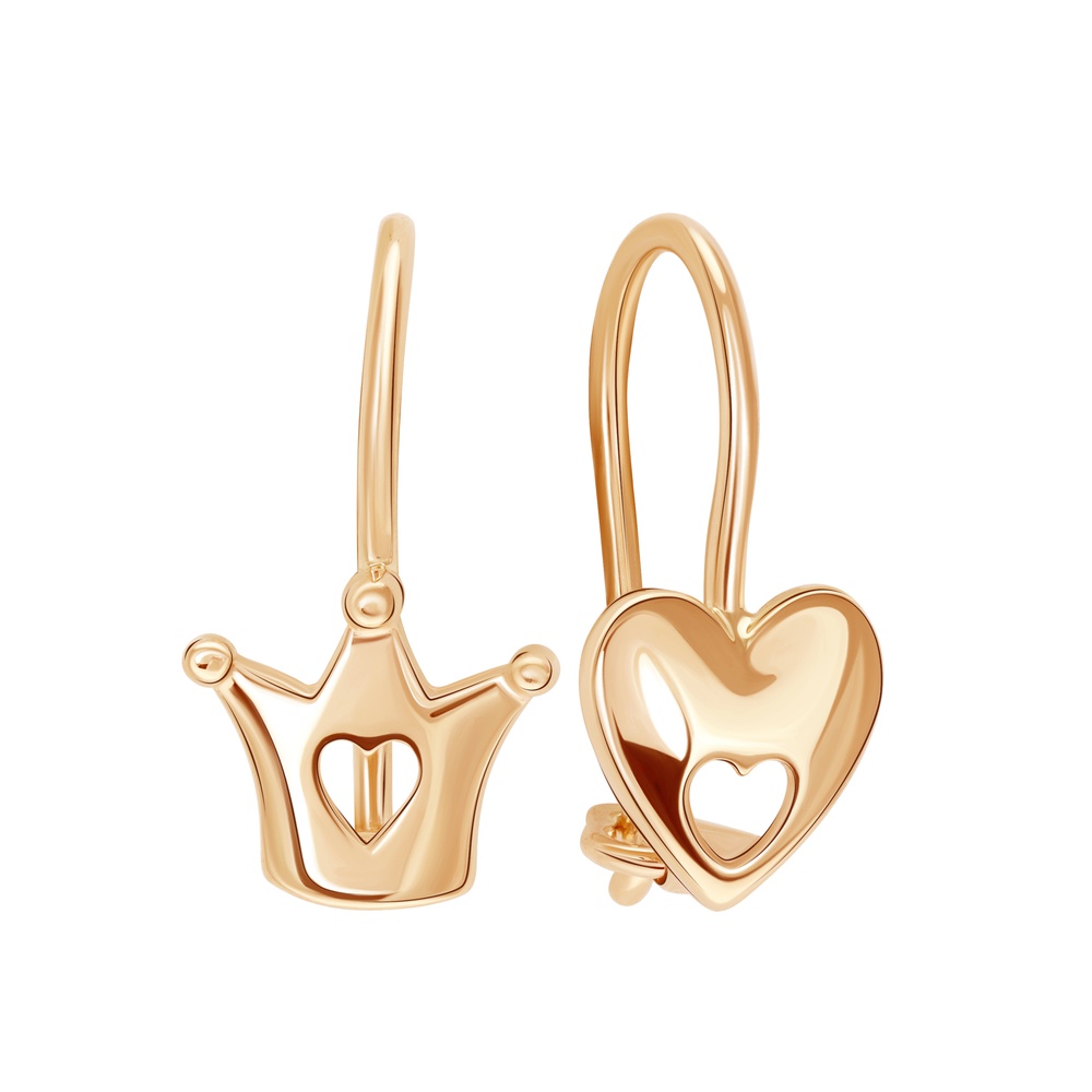 

Серьги из красного золота 585Gold 602001495, 602001495
