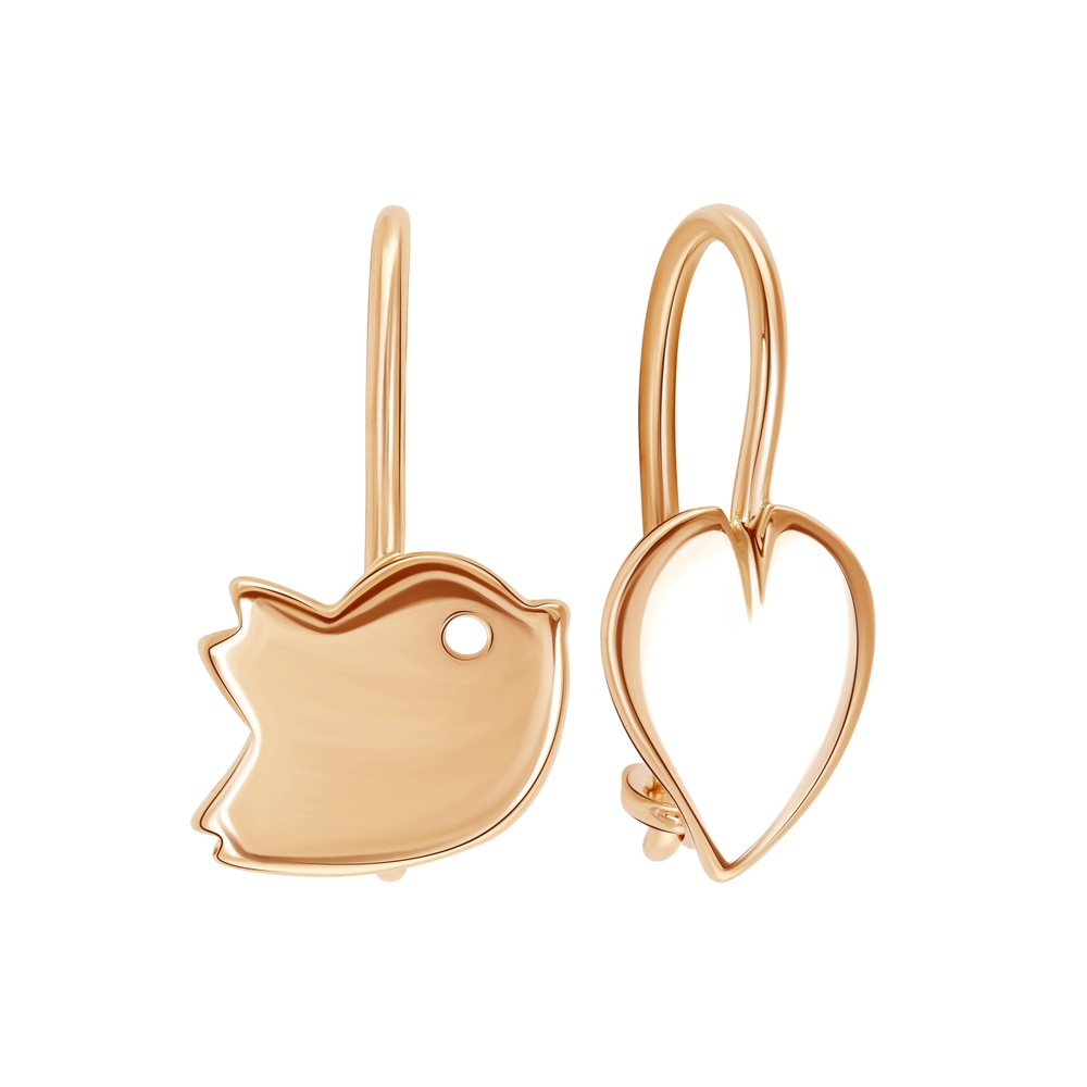 

Серьги из красного золота 585Gold 602001492, 602001492