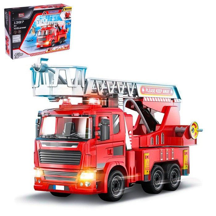 

Конструктор винтовой «Пожарная помощь», 105 деталей, световые и звуковые эффекты, стреляет