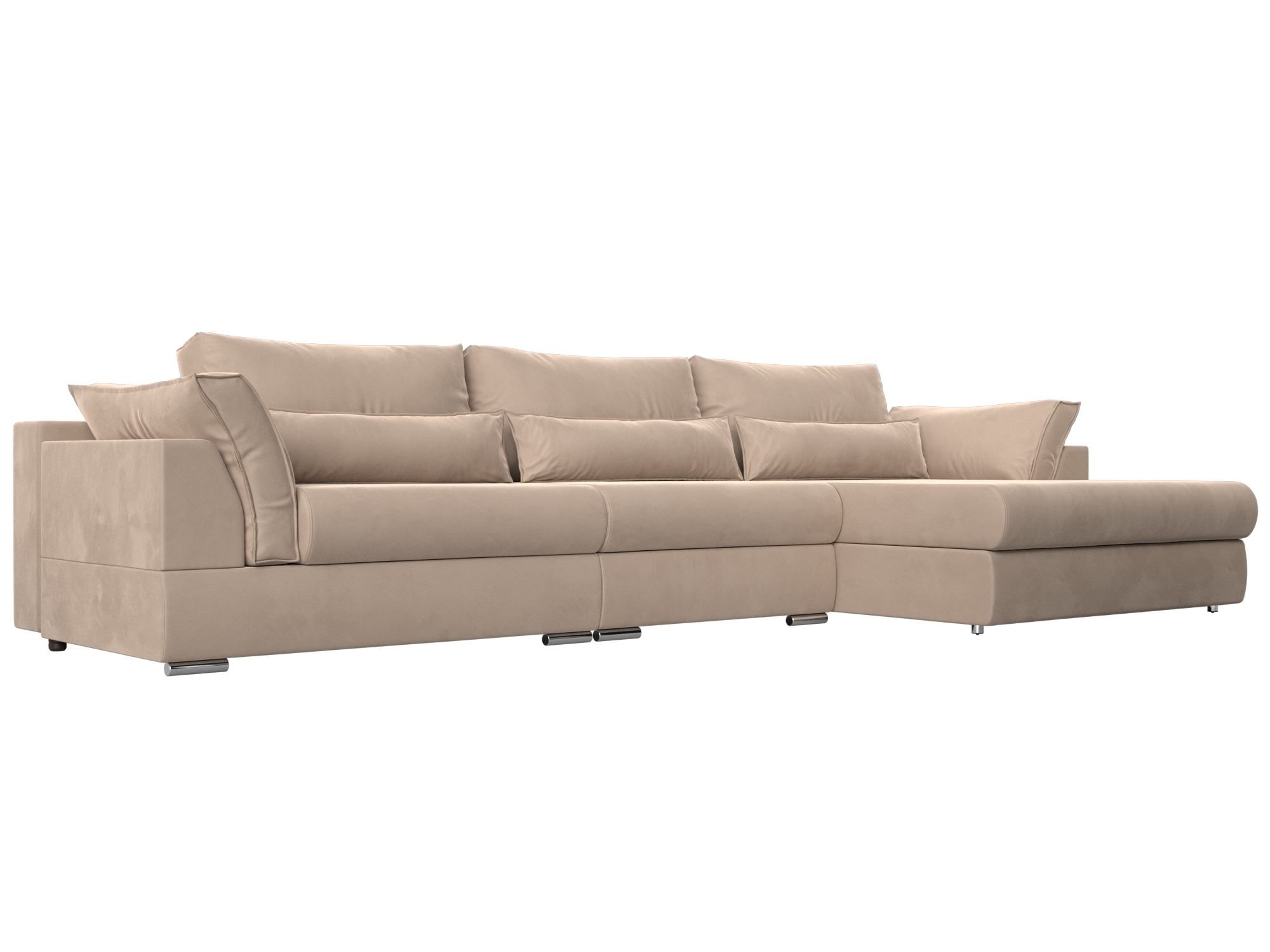 

Угловой диван Лига Диванов Пекин Long угол правый 372х165х90 см, бежевый, Угловой диван Пекин Long угол правый