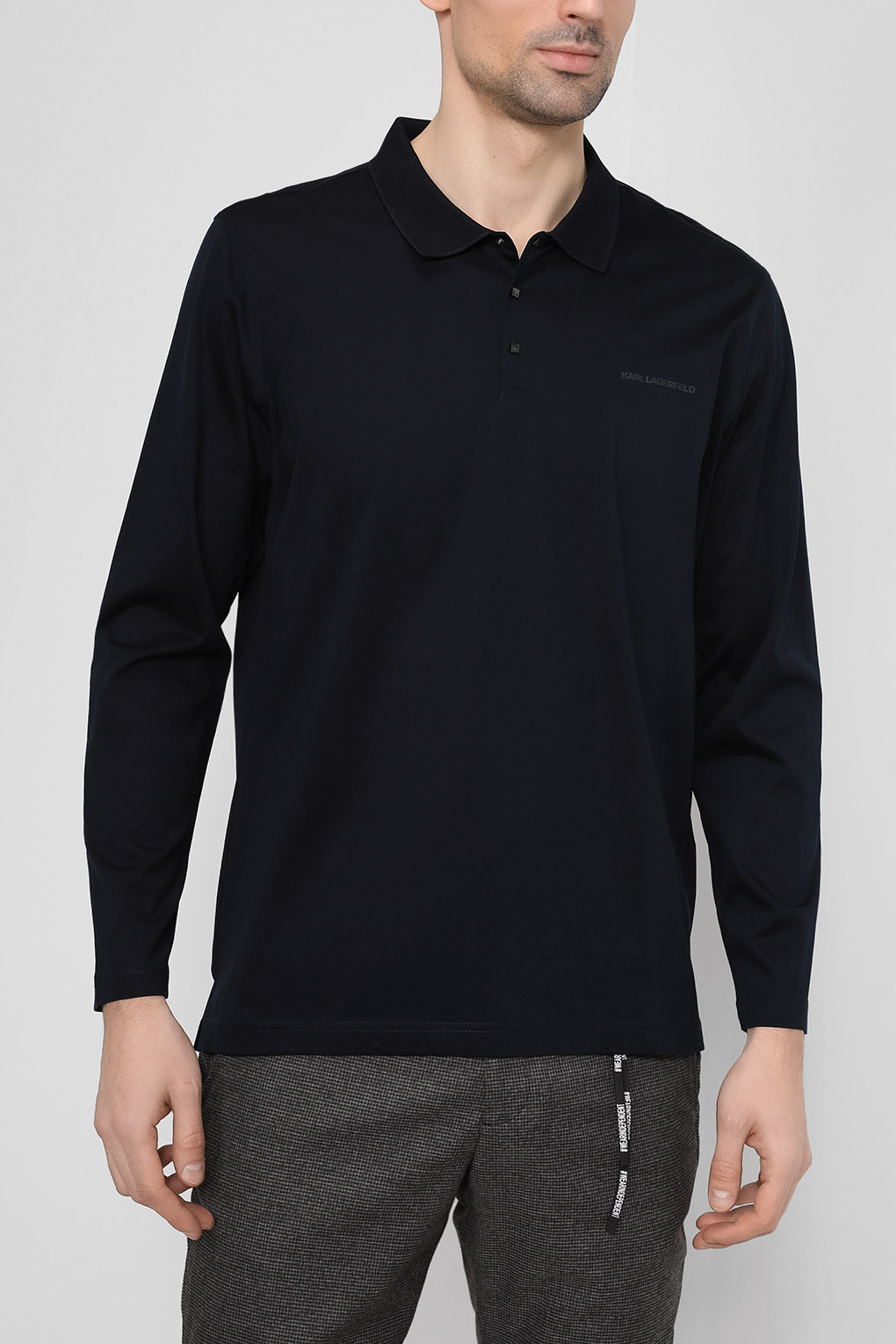 

Лонгслив мужской Karl Lagerfeld 524200_745000 синий L, 524200_745000