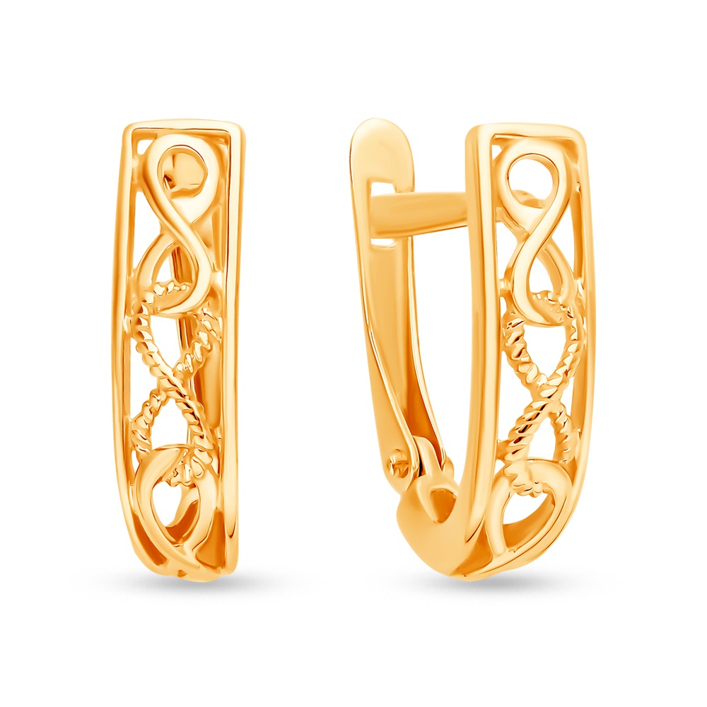 

Серьги из красного золота 585Gold 402004469, 402004469