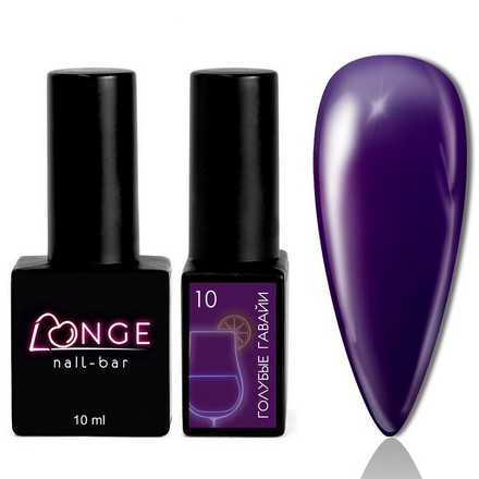 

Гель-лак LONGE nail-bar Голубые Гавайи №10