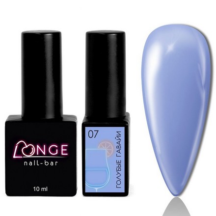

Гель-лак LONGE nail-bar Голубые Гавайи №07