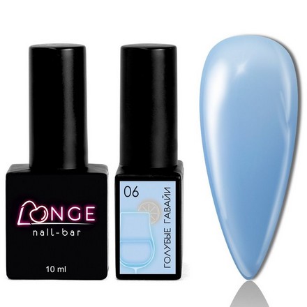 

Гель-лак LONGE nail-bar Голубые Гавайи №06
