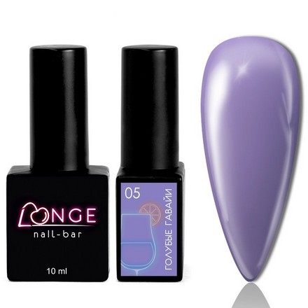 

Гель-лак LONGE nail-bar Голубые Гавайи №05