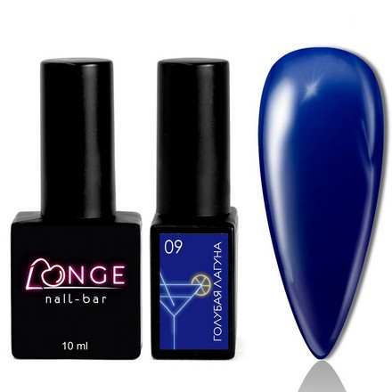Гель-лак LONGE nail-bar Голубая лагуна №09