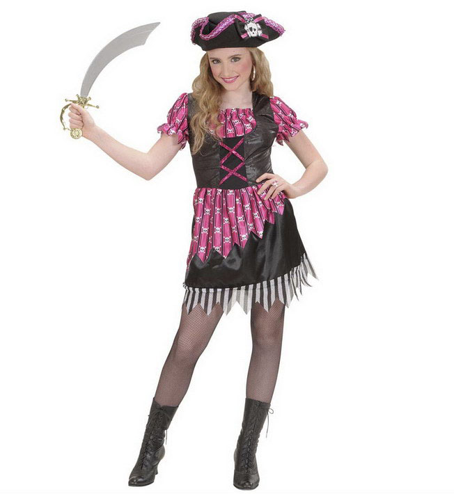 фото Карнавальный костюм для девочек widmann цв. черный р. 128