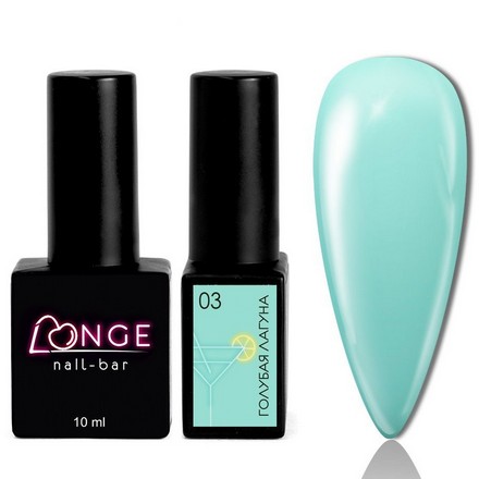 

Гель-лак LONGE nail-bar Голубая лагуна №03