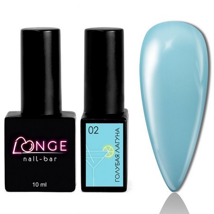 

Гель-лак LONGE nail-bar Голубая лагуна №02