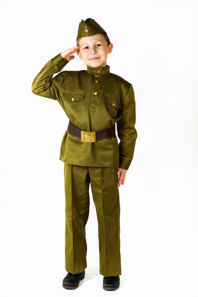 Карнавальный костюм для мальчиков Бока цв. зеленый р. 146