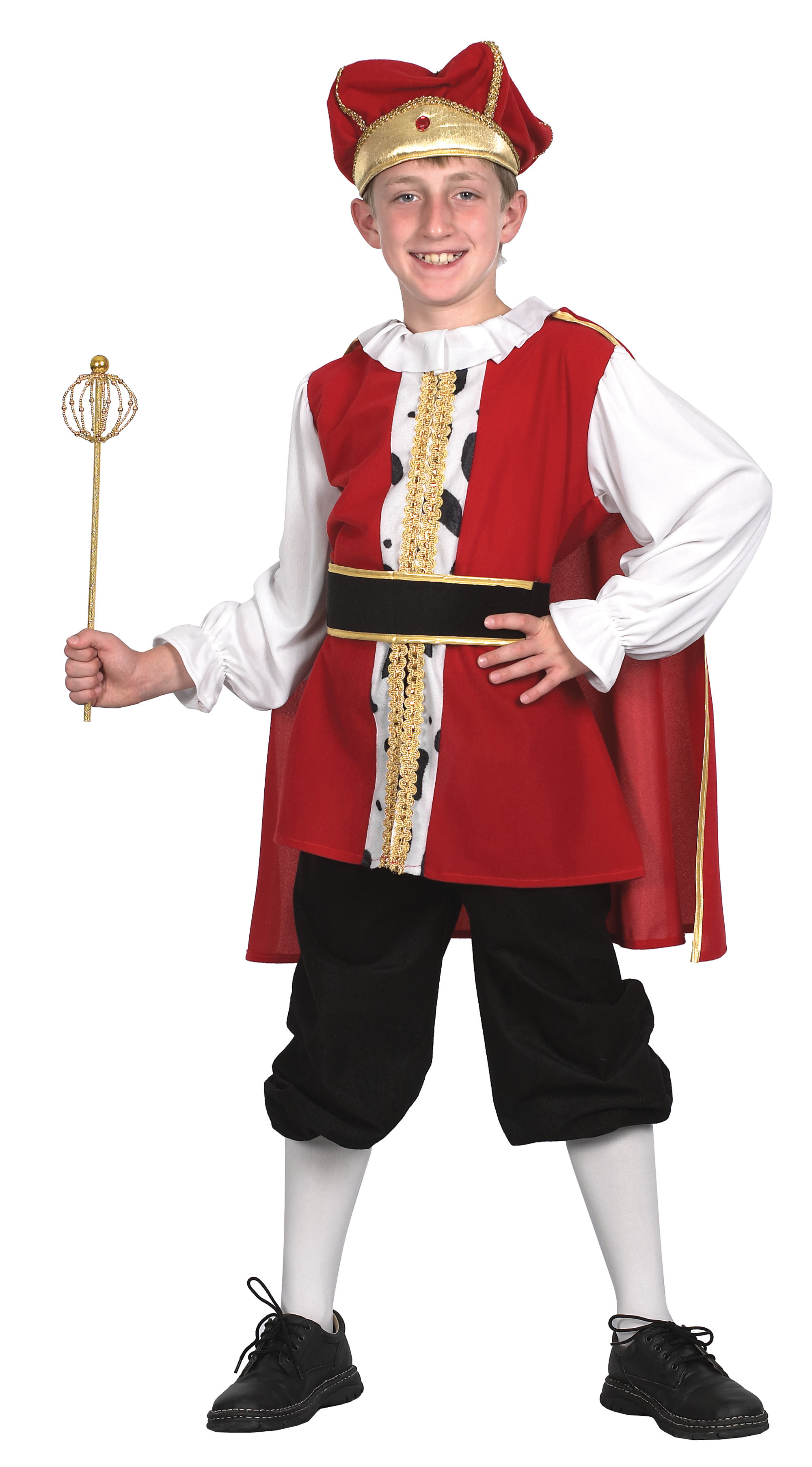 Карнавальный костюм для мальчиков Bristol цв. красный р. 122 скипетр оттокара