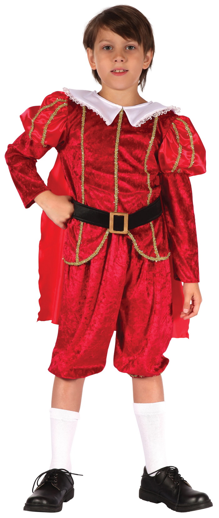 Карнавальный костюм для мальчиков Bristol цв. красный р. 134