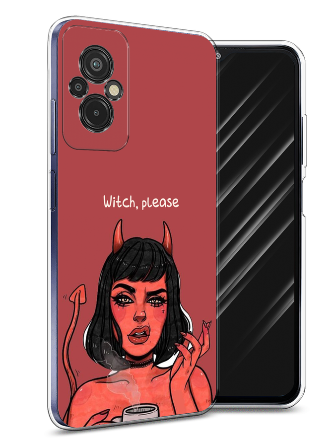 

Чехол Awog на Xiaomi Redmi 11 Prime 4G "Evil Girl", Красный;черный, 316850-6