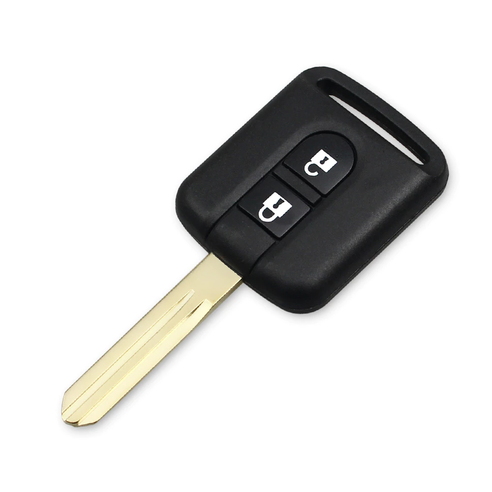 фото Ключ для nissan ниссан, 2 кнопки (корпус с лезвием nsn14), аналог nobrand