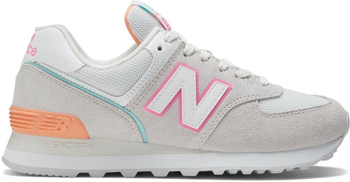 

Кроссовки женские New Balance 574 серые 5.5 US, Серый, 574