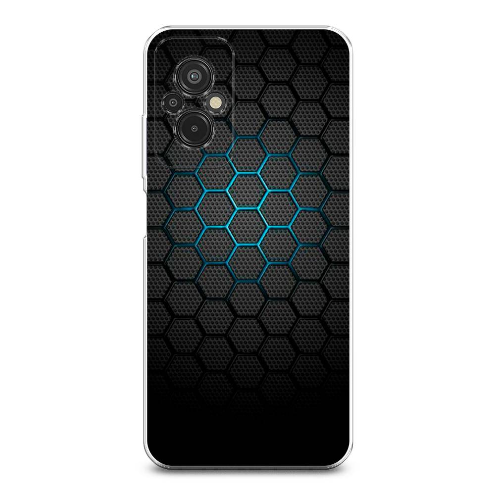 

Чехол Awog для Xiaomi Redmi 11 Prime 4G "Бирюзовые соты", Голубой;синий;черный, 316850-3