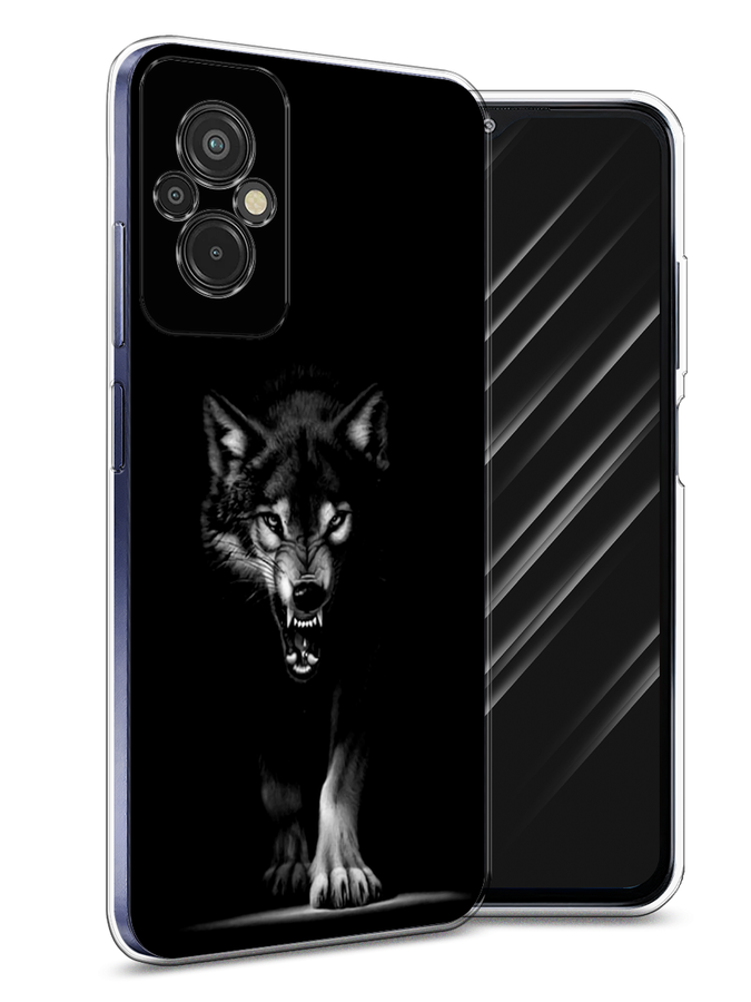 

Чехол Awog на Xiaomi Redmi 11 Prime 4G "Волк выходит из ночи", Серый;черный;белый, 316850-1