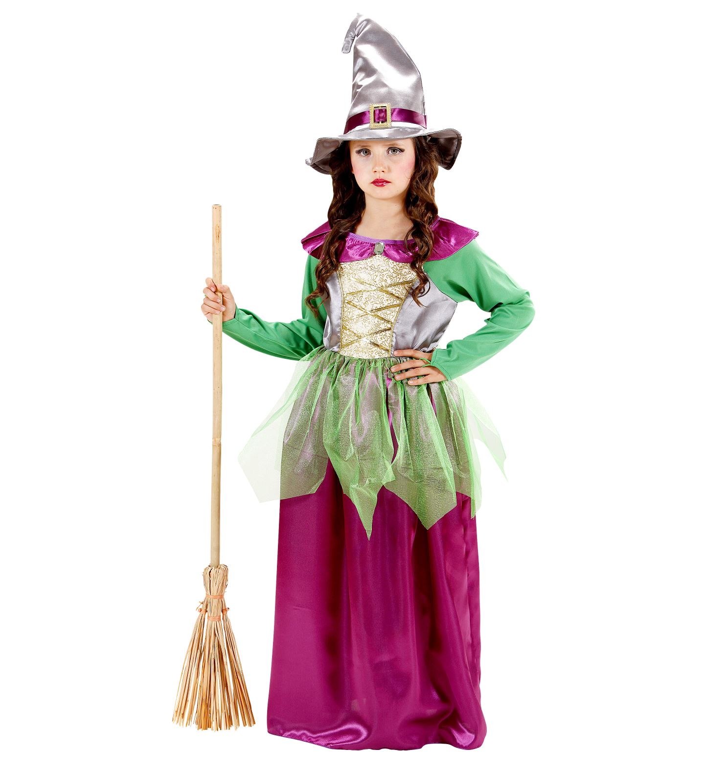 фото Карнавальный костюм для девочек widmann цв. разноцветный р. 104