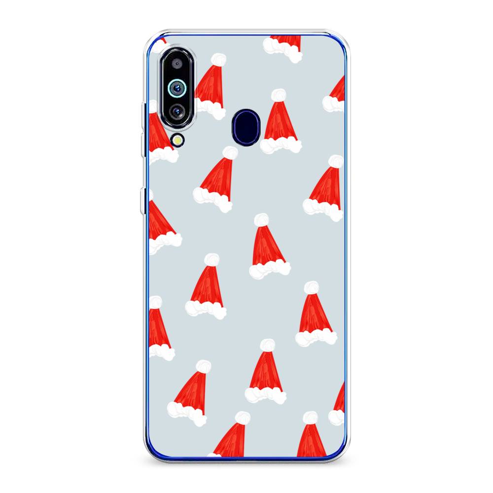 

Чехол на Samsung Galaxy M40 "Новогодние шапочки", Белый;красный;серый, 28750-5