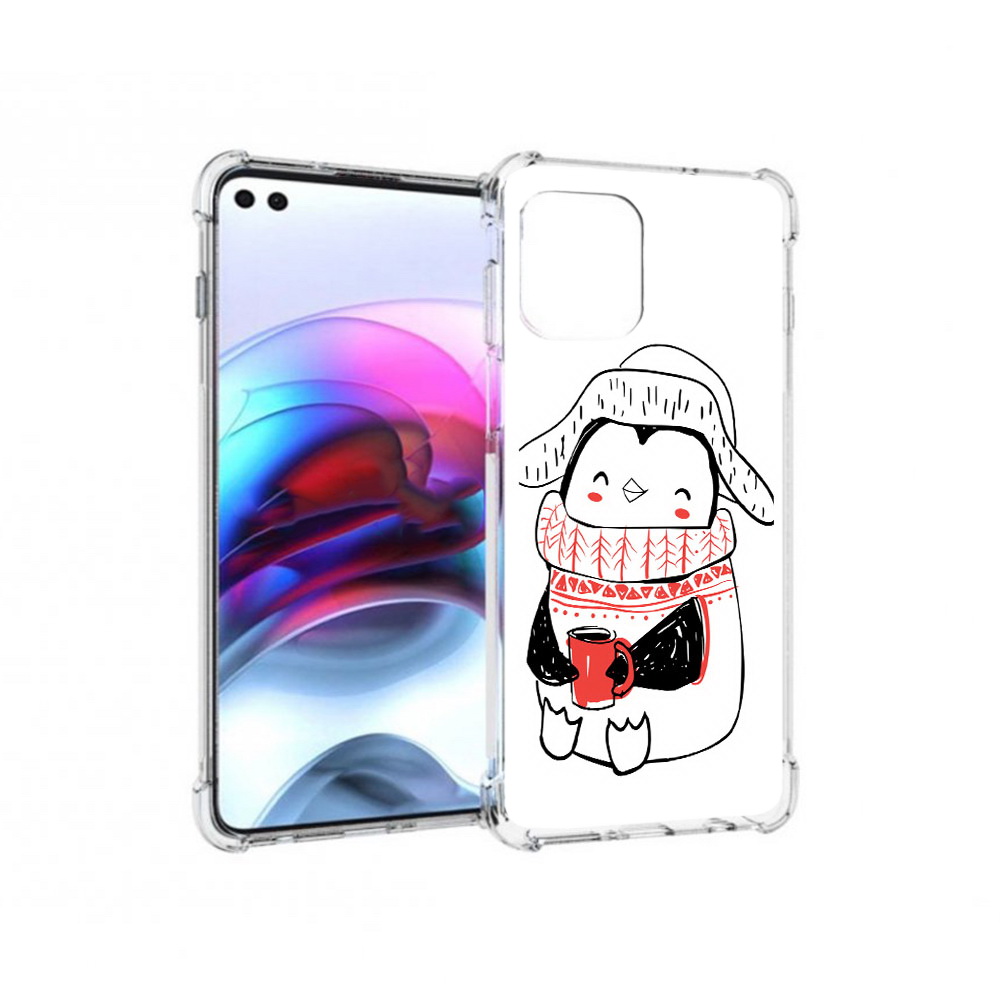 

Чехол MyPads Tocco для Motorola Edge Милый пингвин (PT157712.351.115), Прозрачный, Tocco
