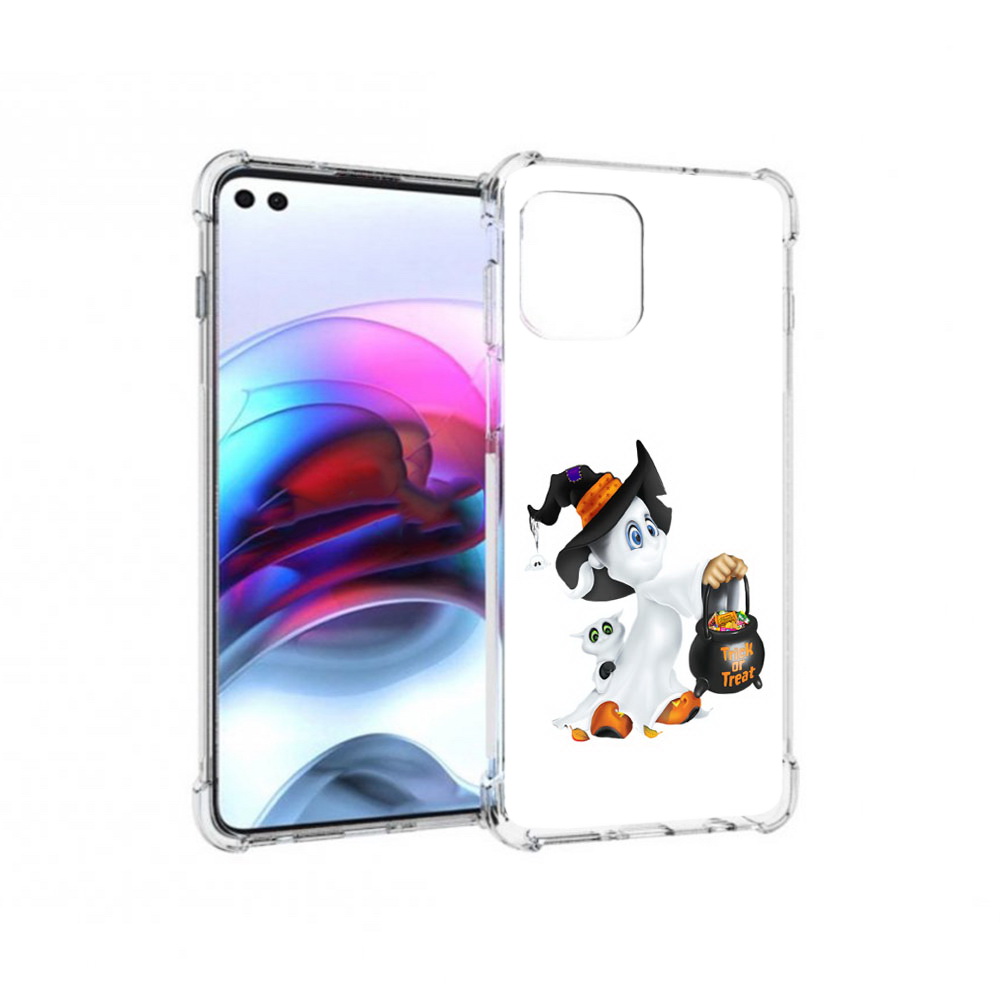 

Чехол MyPads Tocco для Motorola Edge Маленький призрак (PT157712.351.113), Прозрачный, Tocco