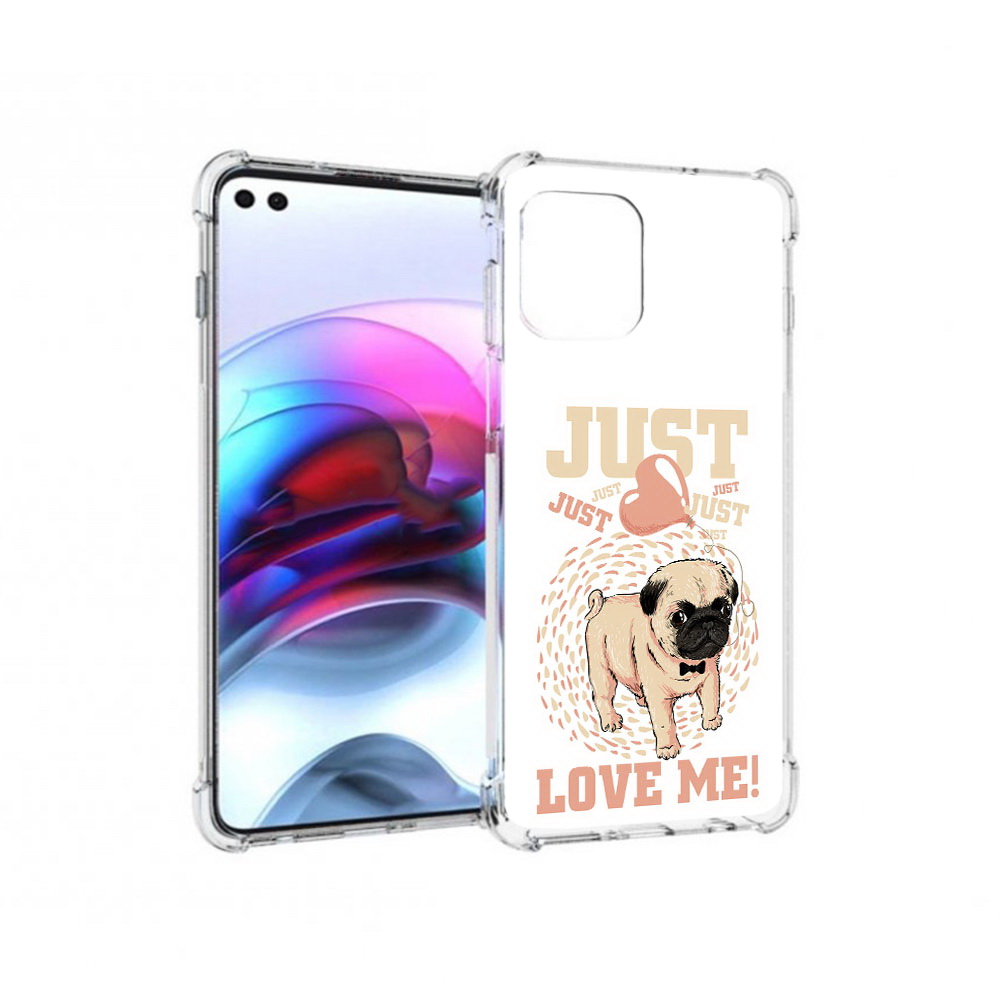 

Чехол MyPads Tocco для Motorola Edge Люби меня (PT157712.351.109), Прозрачный, Tocco