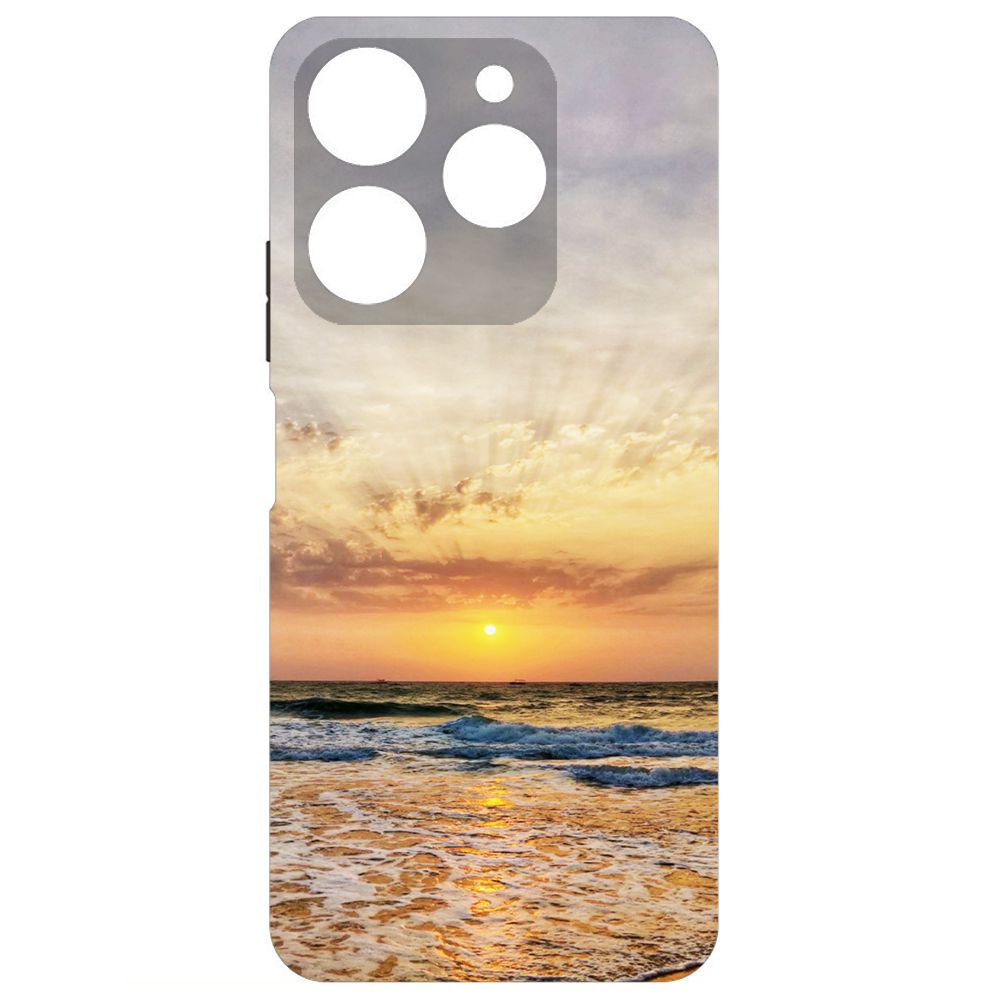 

Чехол-накладка Krutoff Soft Case Индия, Пляжи Гоа для TECNO Spark 10 Pro черный