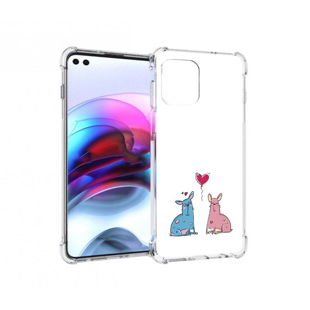 

Чехол MyPads Tocco для Motorola Edge Лама любовь (PT157712.351.102), Прозрачный, Tocco