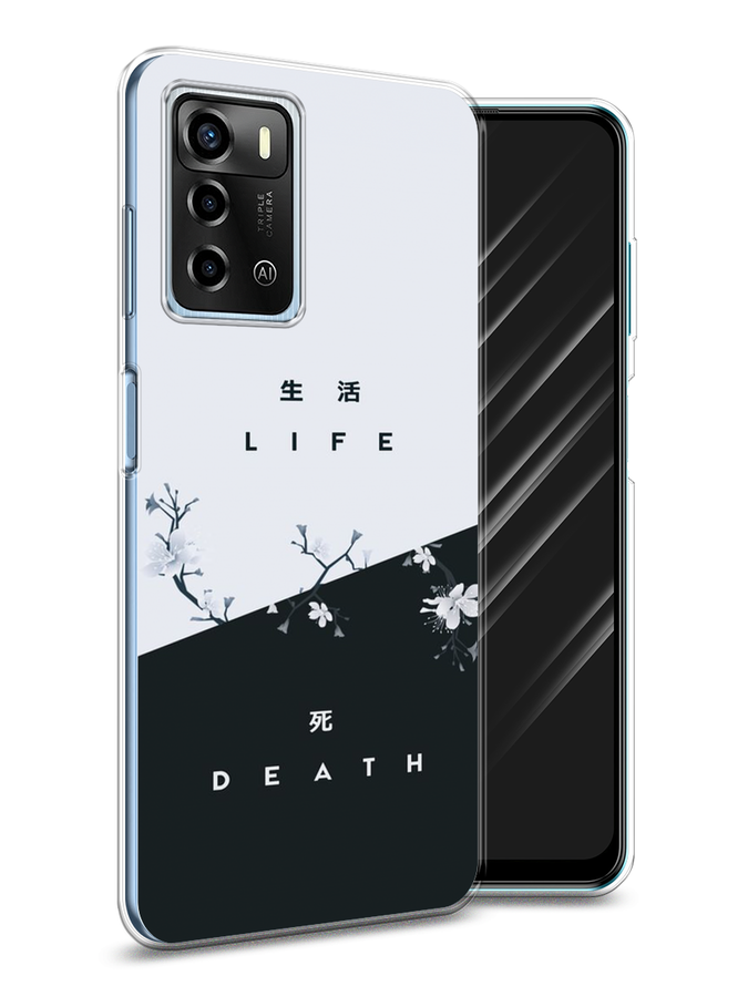 

Чехол Awog на ZTE Blade V40 Vita / ЗТЕ Блэйд V40 Vita "Life and death", Разноцветный, 135650-7