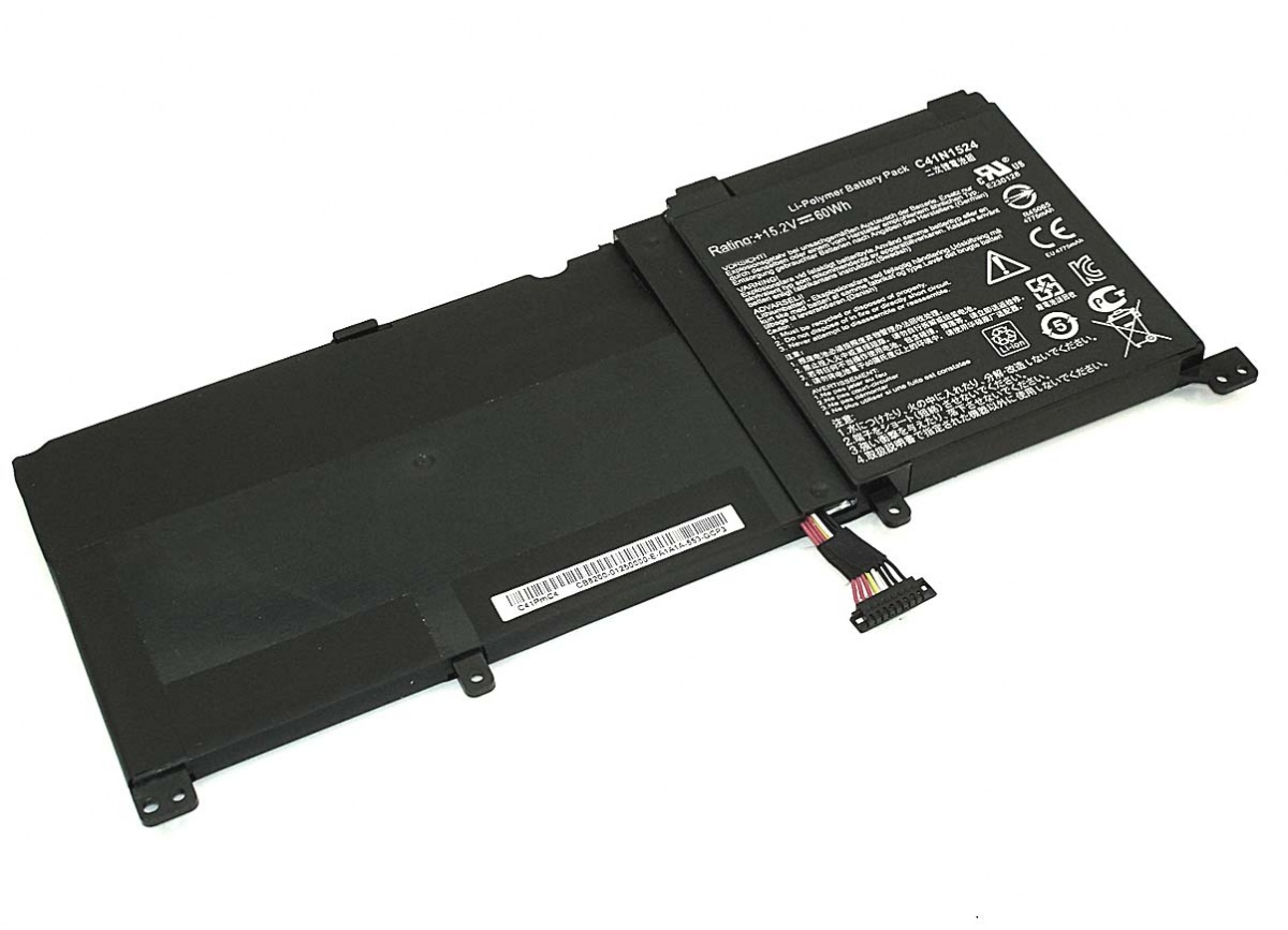 

Аккумуляторная батарея C41N1524 для ноутбукa Asus N501 Series, 15.2V (60Wh)