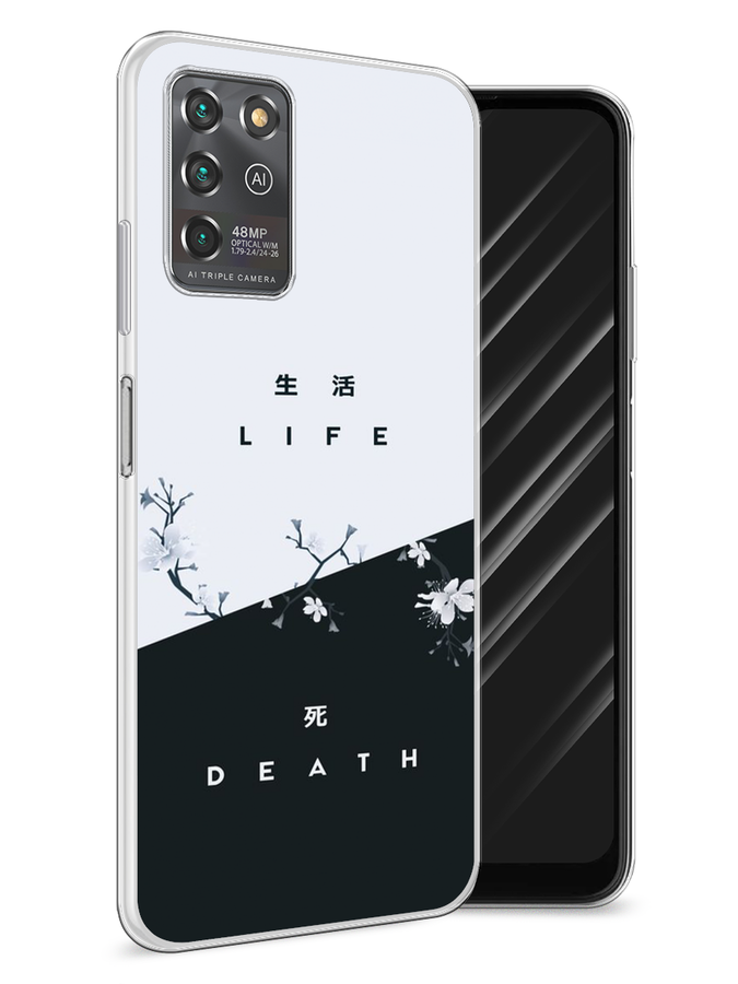 

Чехол Awog на ZTE Blade V30 Vita / ЗТЕ Блэйд V30 Vita "Life and death", Разноцветный, 135050-7