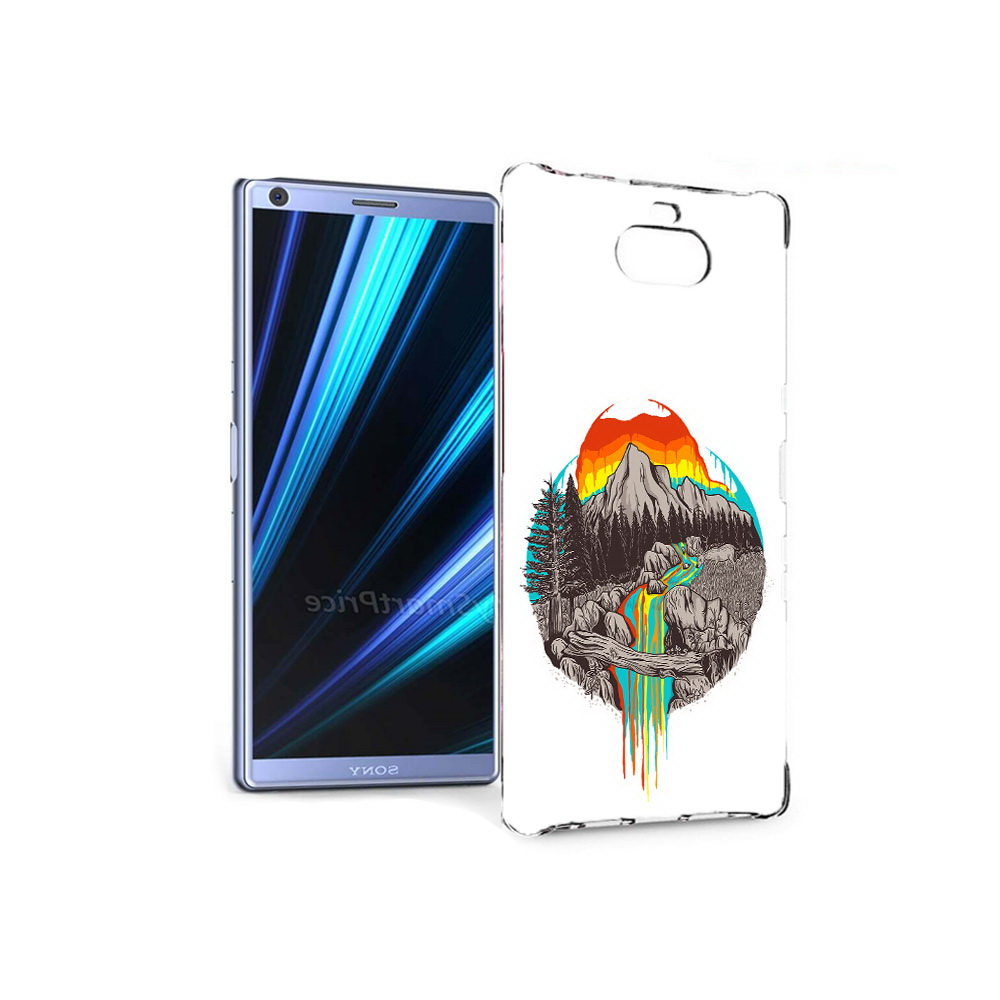

Чехол MyPads Tocco для Sony Xperia 10 Радужный водопад (PT125953.225.144), Прозрачный, Tocco